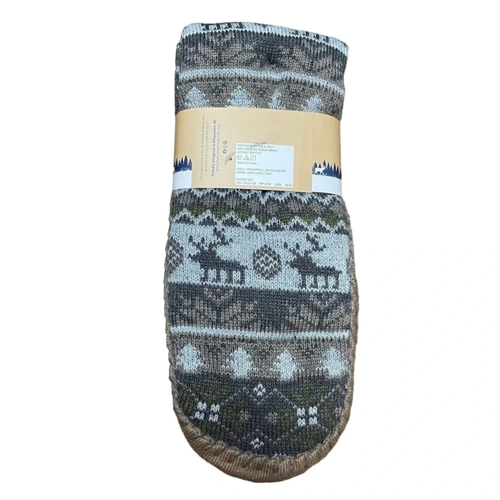 Muk Luks Men’s Slipper Socks- Size L/XL 11-13